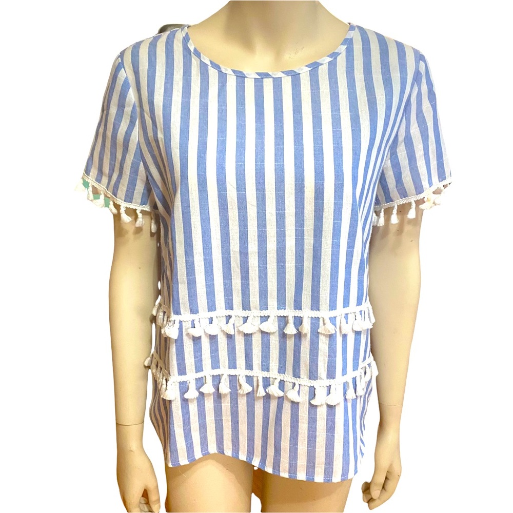 Shein Tassel Detail Top Lg NWT